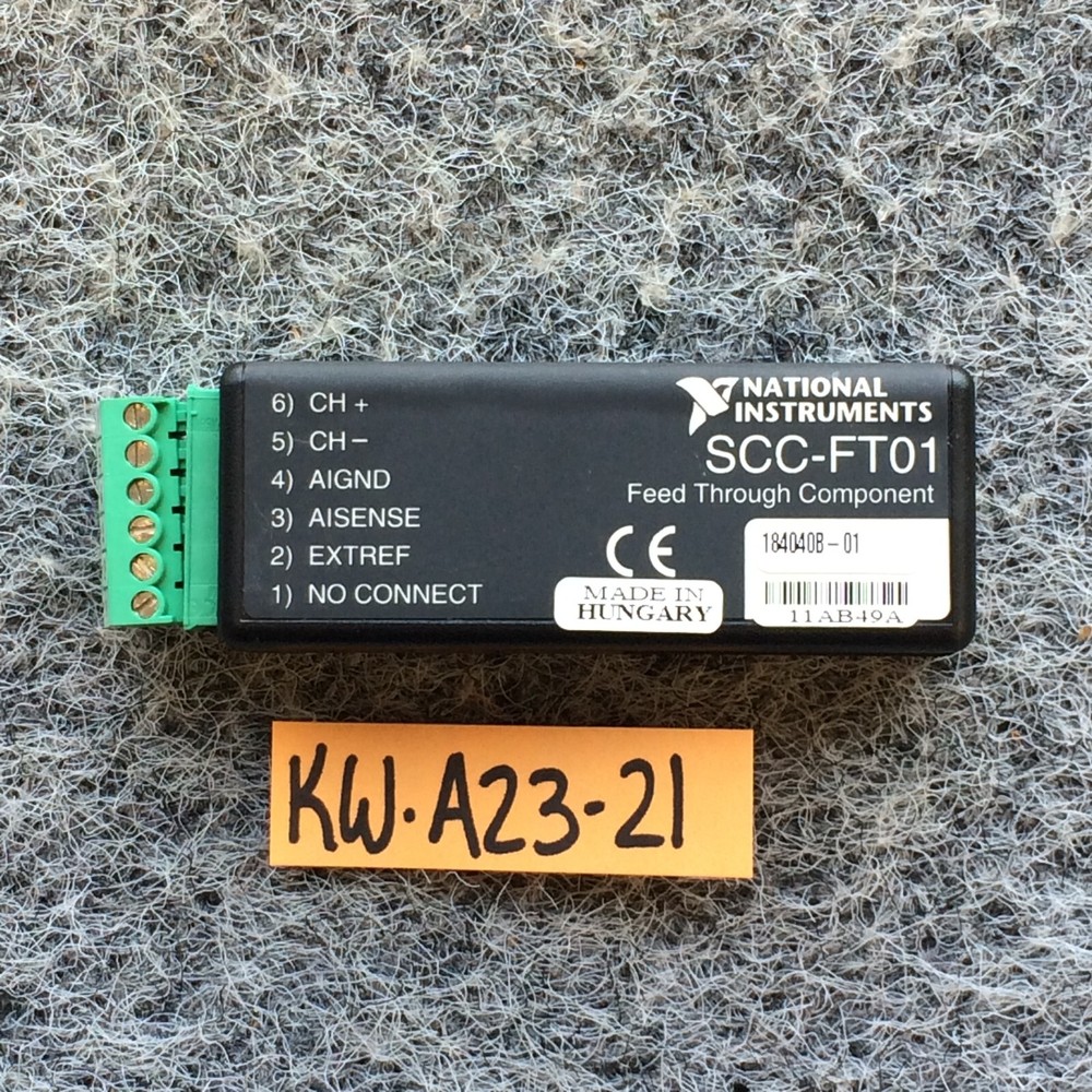 National Instruments NI SCC-FT01  Feed Through Component 184040B-01