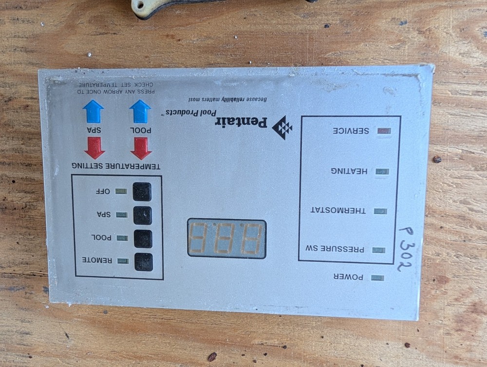 Pentair Mini Max 400 Pool Heater Electronics Control Board