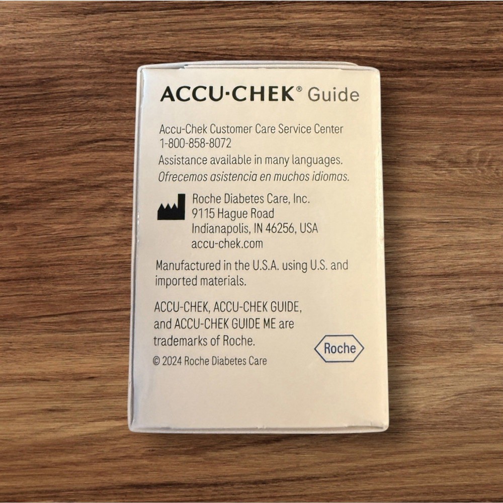 Accu-Chek Guide Test Strips Diabetic Blood Glucose Testing 50ct