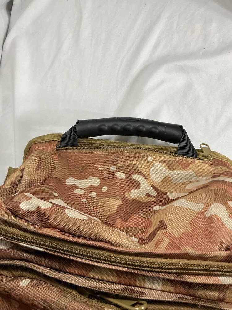 XL Camo Tactical Backpack With Rifle Storage Pouch
