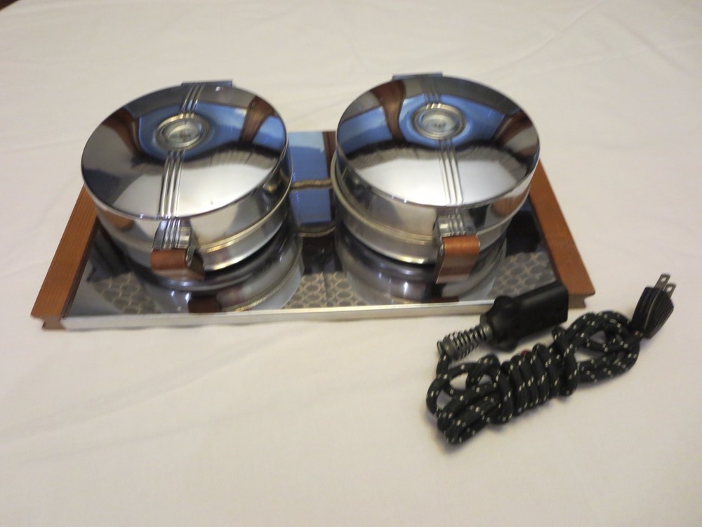 Vintage Toastmaster Double Chrome Waffle Maker