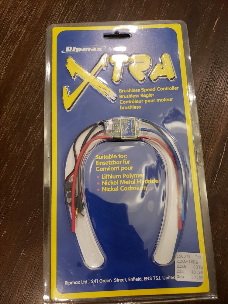 Ripmax Xtra Brushless Esc Electronic Speed Control
