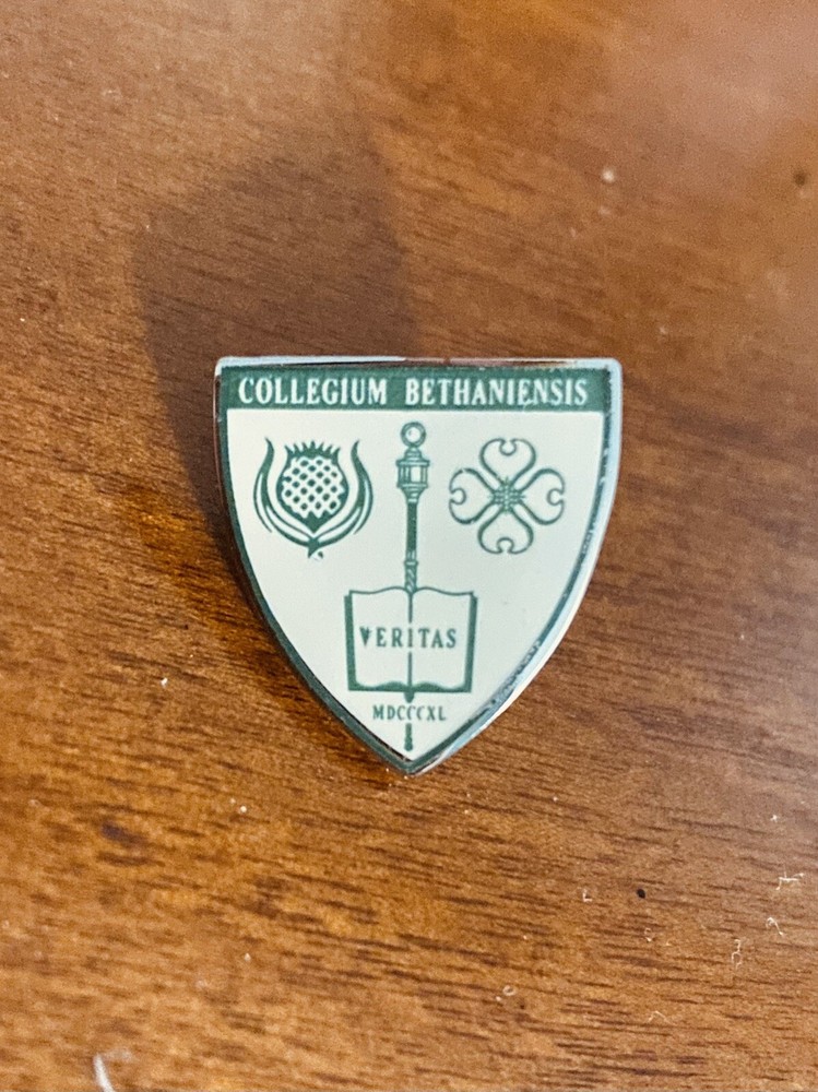 Bethany College (in WV) Shield Donor Pin