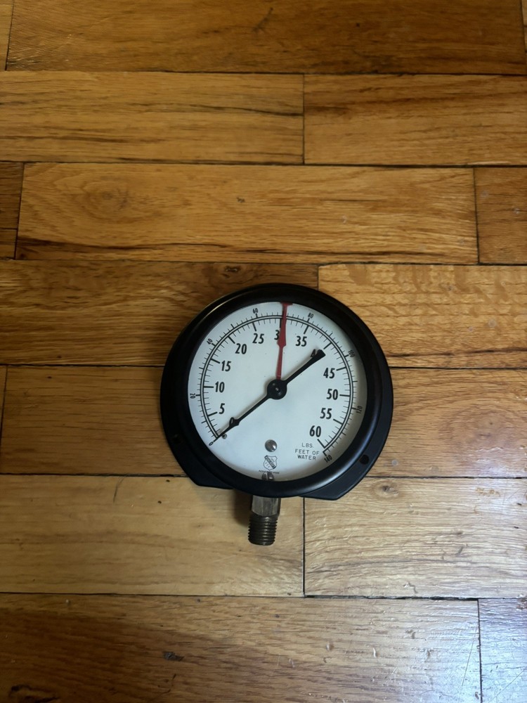Ashcroft 0-60 Test Gauge New Mac 4289