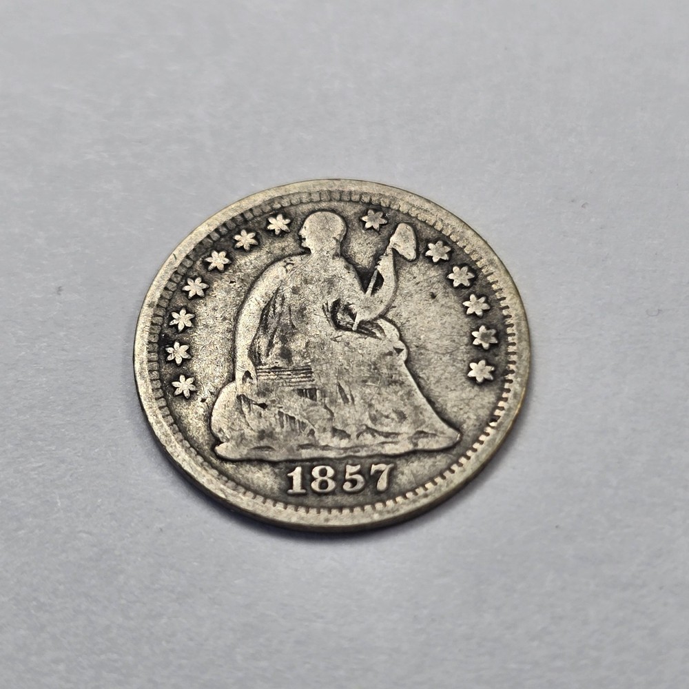 1857 seated liberty half dime