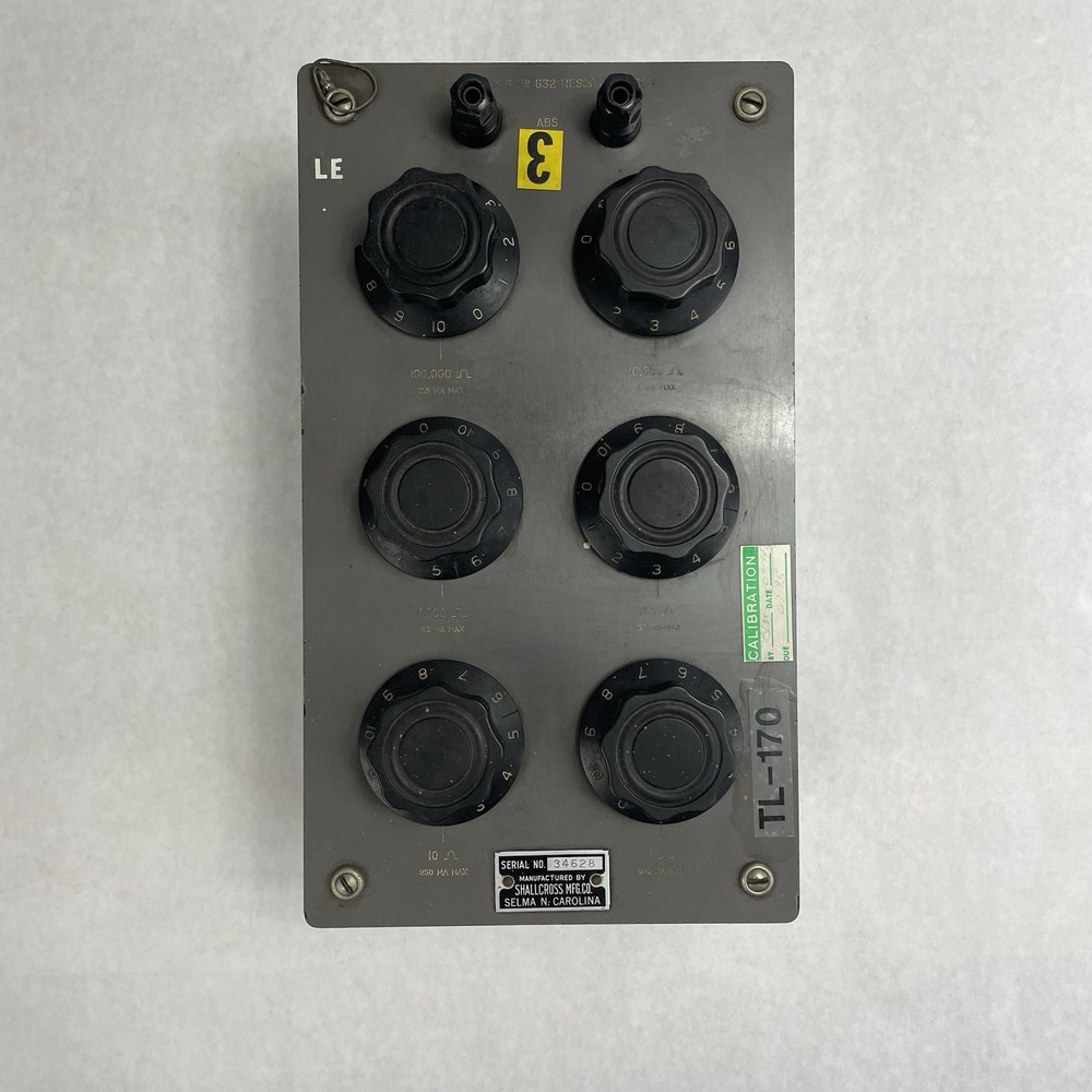 Hallcross No 830 Resistance Box Untested