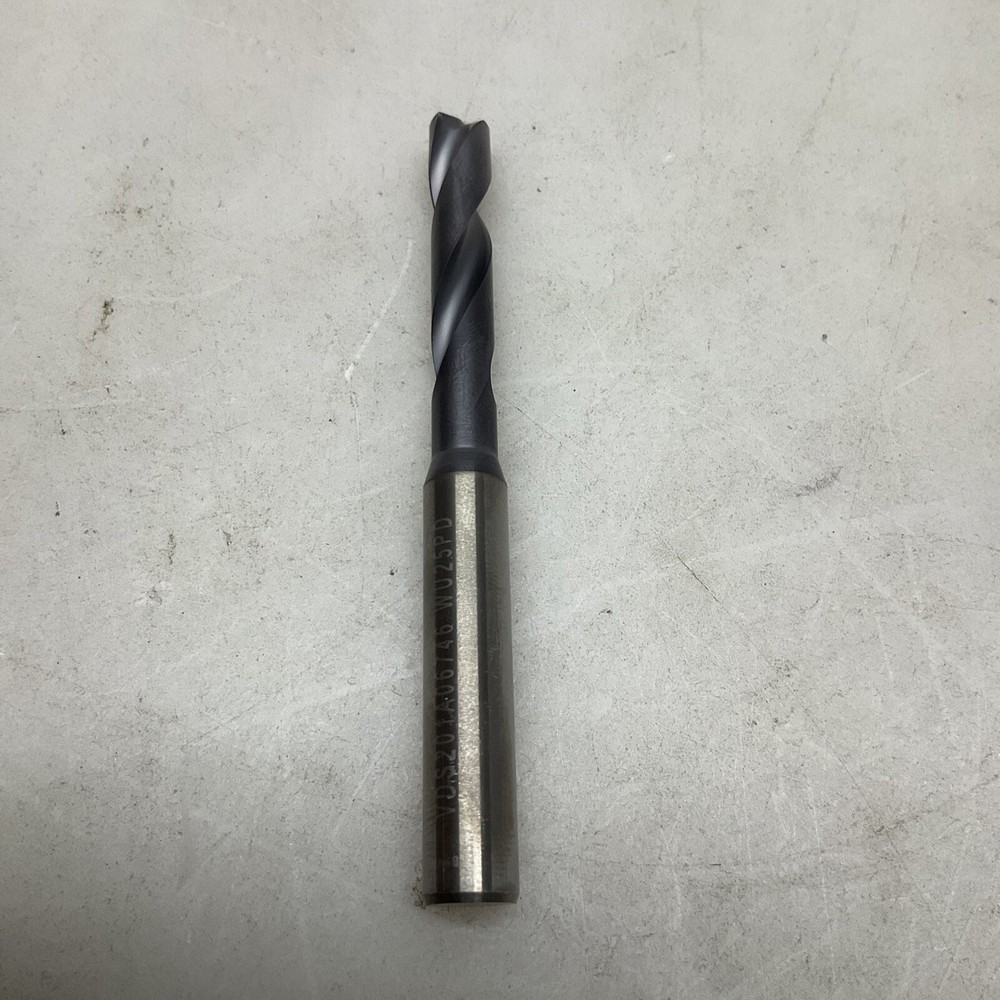 Widia VDS201A06746 Solid Carbide Drill Bit; 3 1/8” Overall Length Fluted