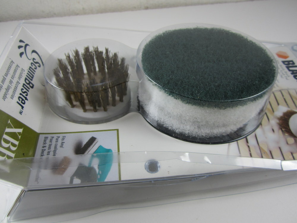 Black & Decker ScumBuster Accessory Grill Cleaning Kit XBB1 Scrubber Brush New