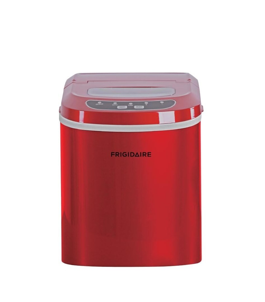 Frigidaire 26 Lbs per day Portable Compact Ice Maker Making Machine, red