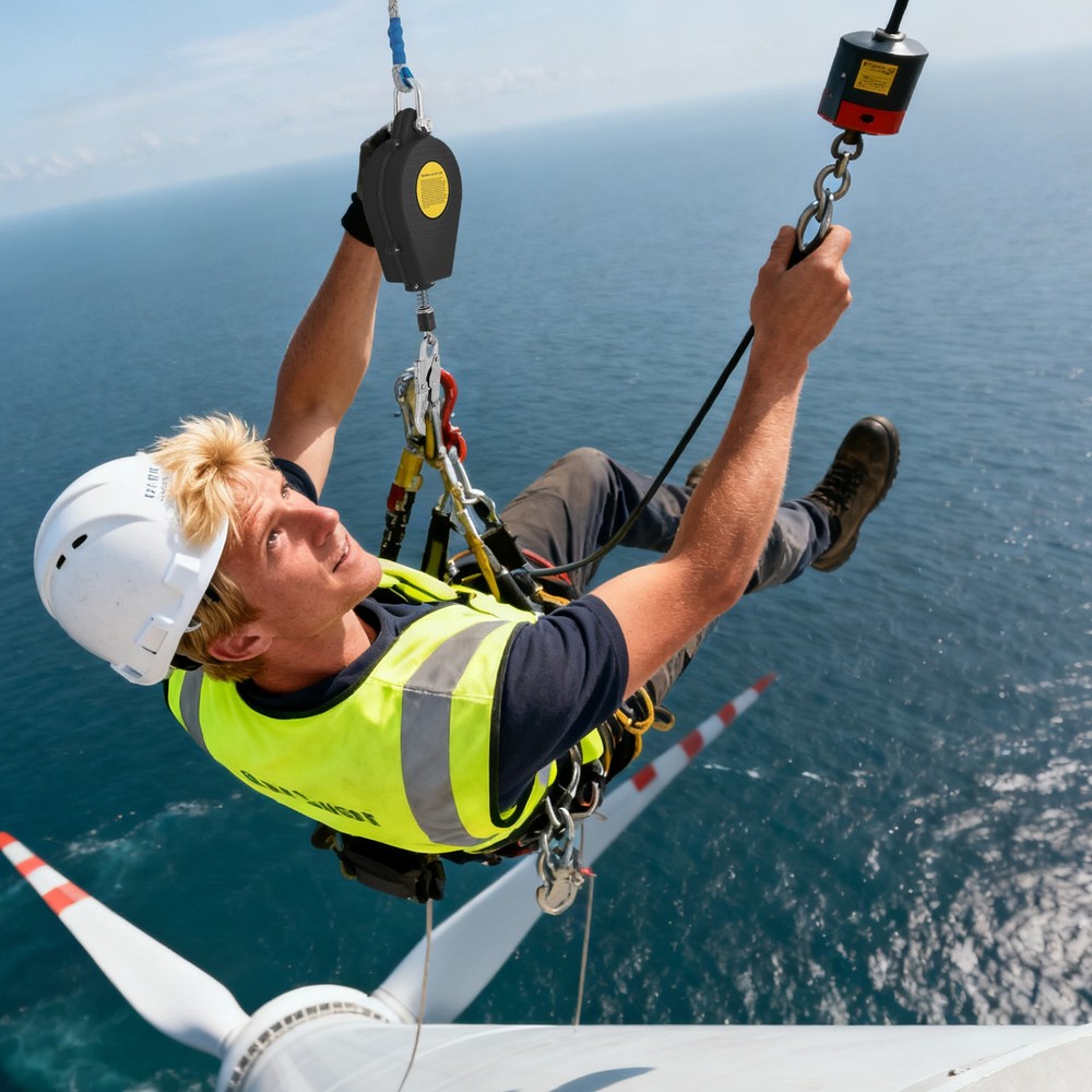 Fall Arrest Protection Equipment Self-Retractable Falling Arrester Protect Gear