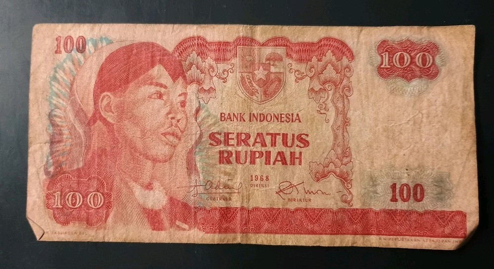 INDONESIA 100 RUPIAH 1968 Banknote
