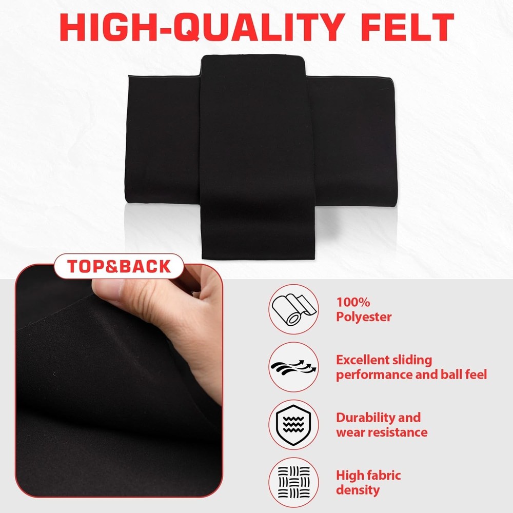 Upgrade Your Game - 8FT Pool Table Felt with Cloth Strips & Easy Staple Puller