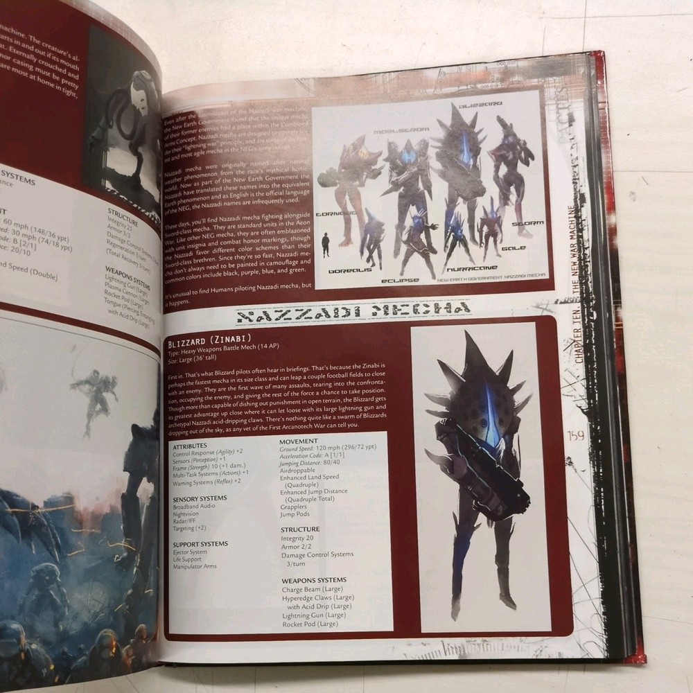Cthulhutech Role Playing Game - Core Rulebook - Wildfire First Printing 2008 HC