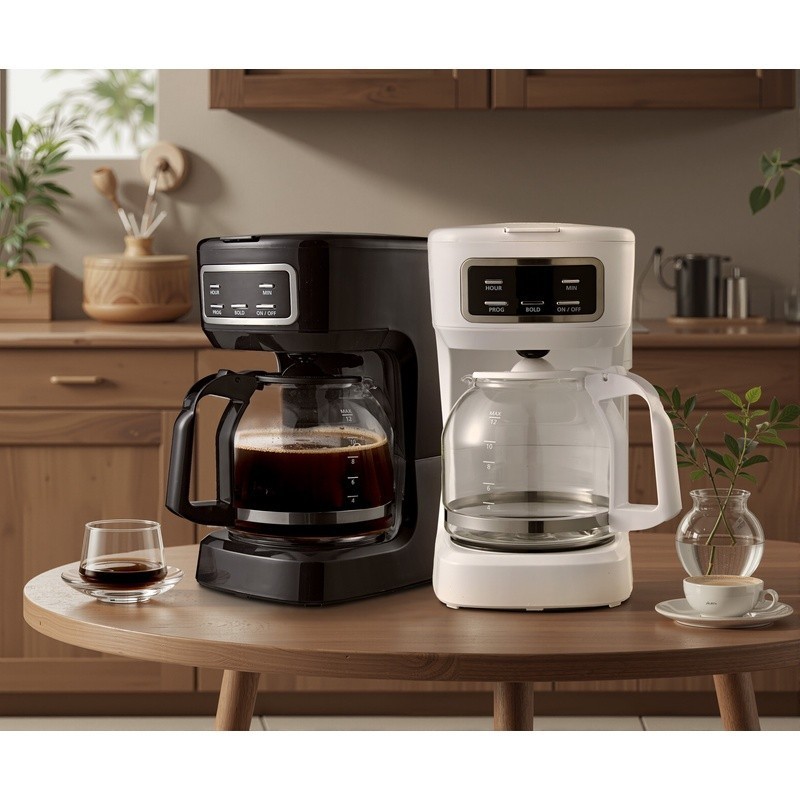 12-Cup Programmable Coffee Maker Automatic Brew W/ Timer & Glass Carafe New