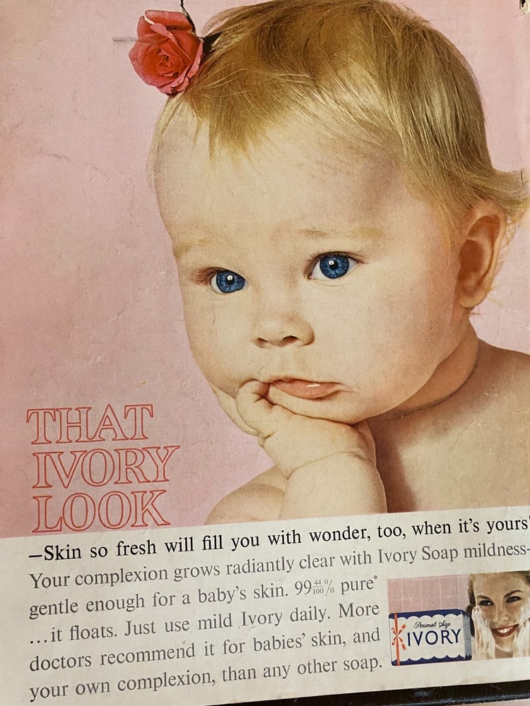 Ivory Soap, Full Page Vintage Print Ad