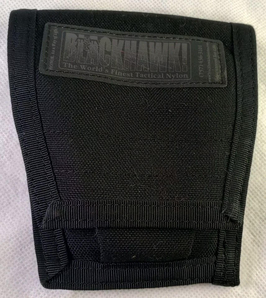 Blackhawk Molded Single Handcuff Pouch Molded Cordura Black