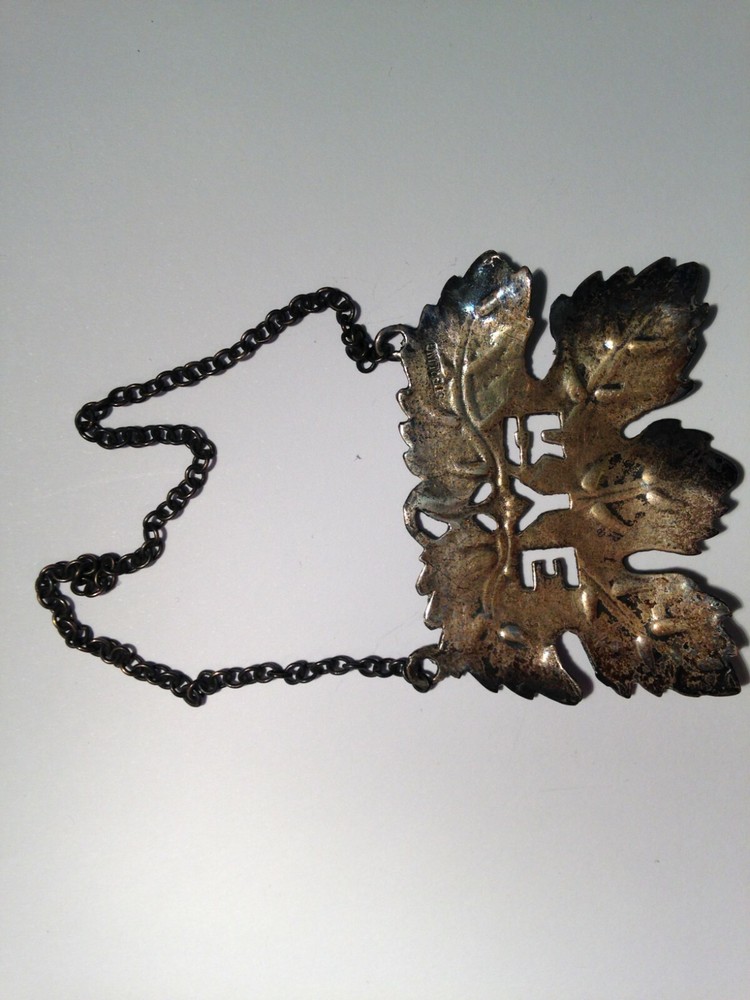 RYE Sterling Silver Decanter Tag