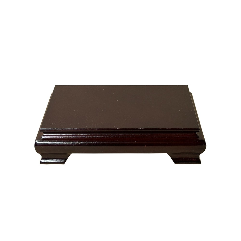 8" Reddish Brown Wood Rectangular Display Stand Riser Easel ws4186B