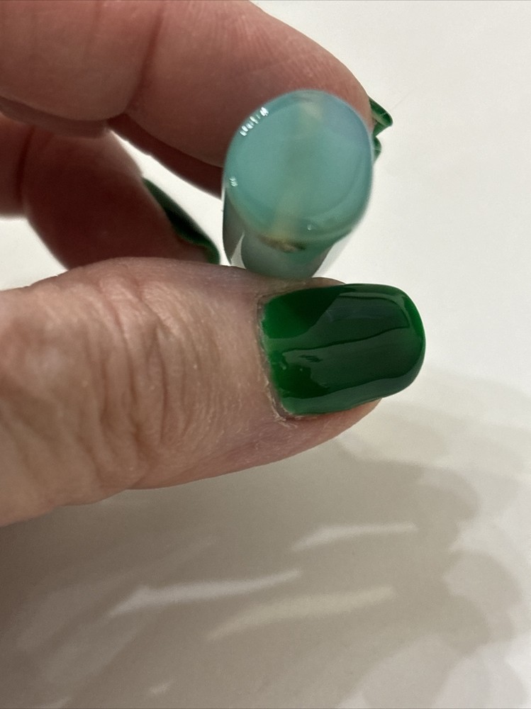 China Agate Stone Fang Pendant Used