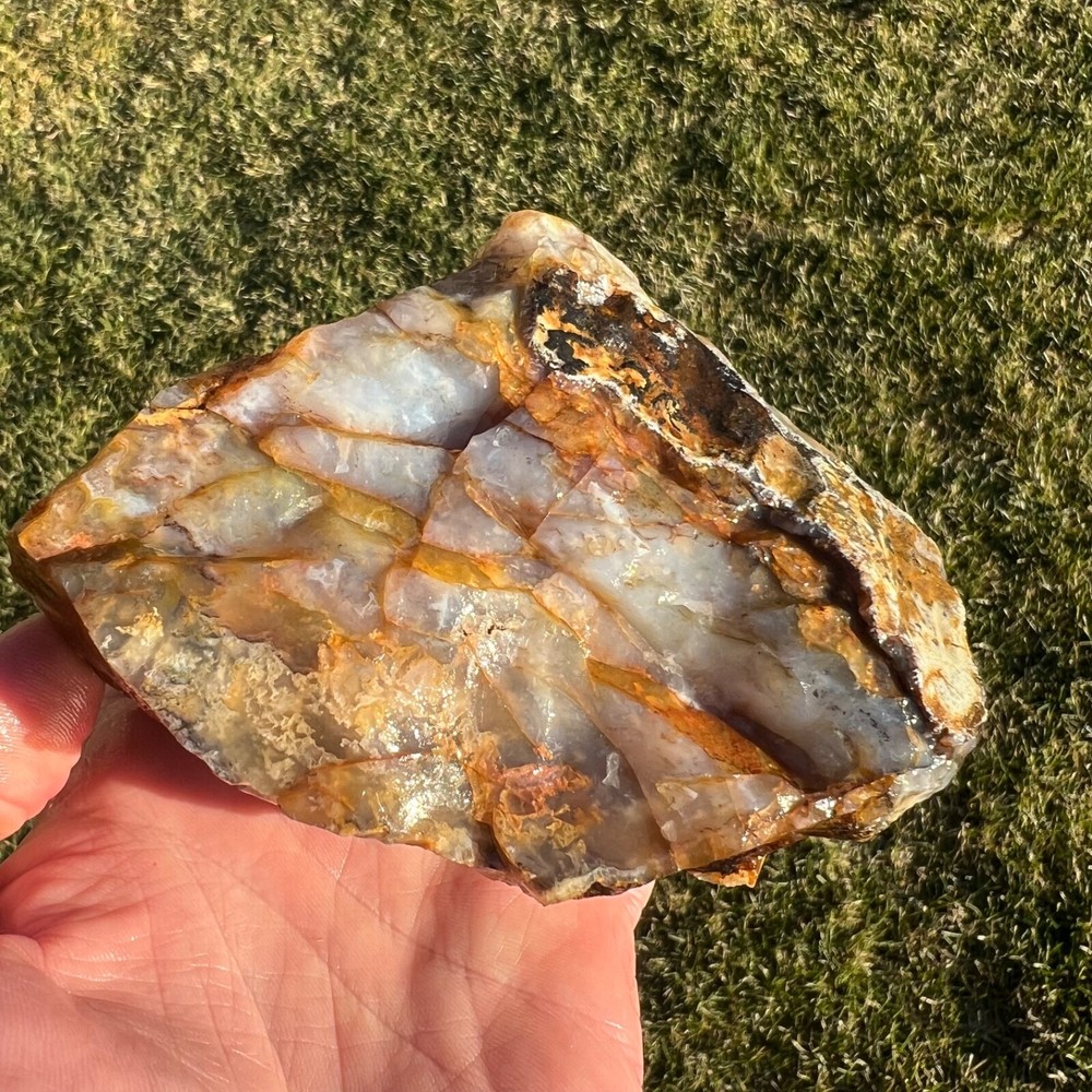 Graveyard Point Plume Moss Agate Rough Faced Specimen 682gm (R20)