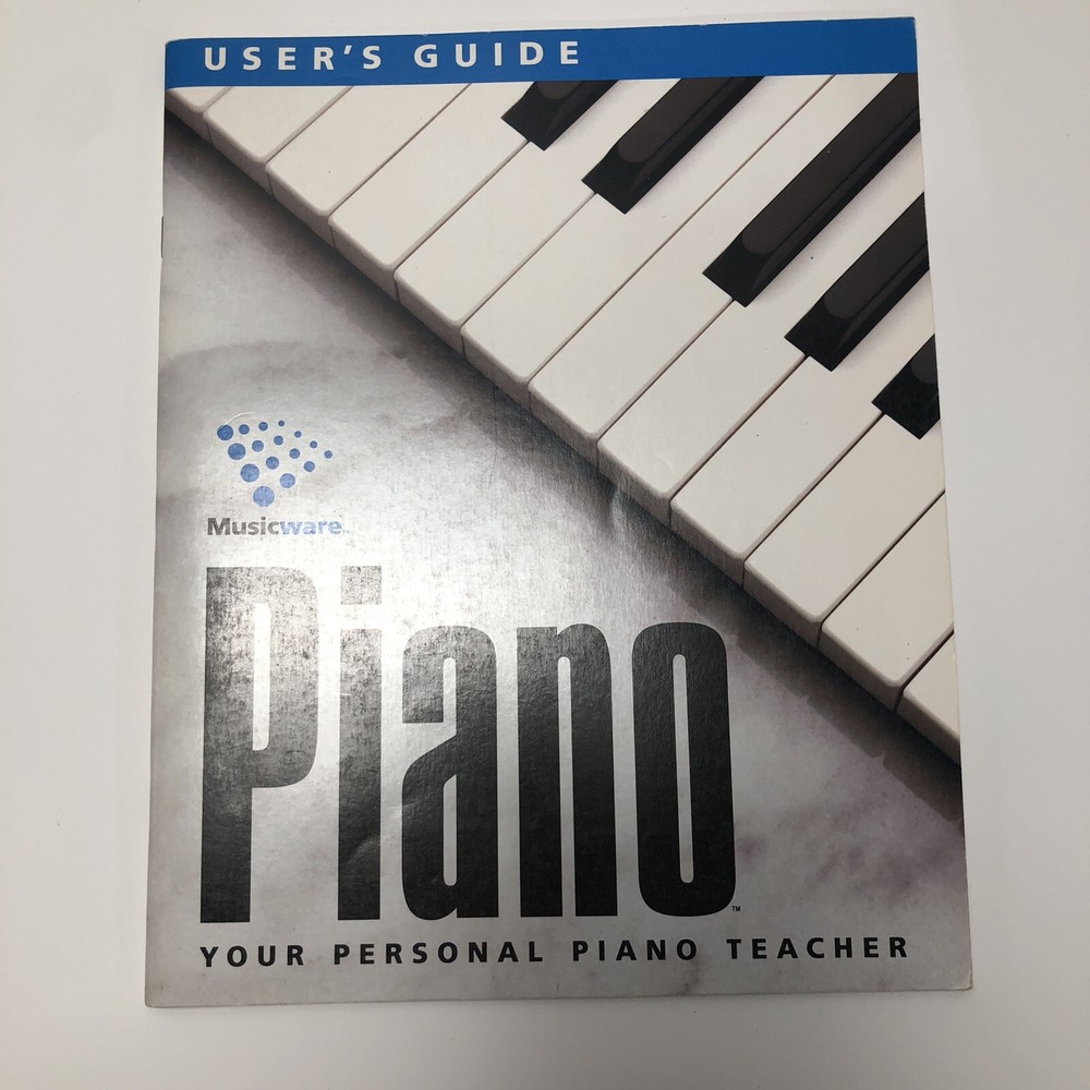 1994 Musicware Piano User Guide Course two Course Three 3 book set Sheet music
