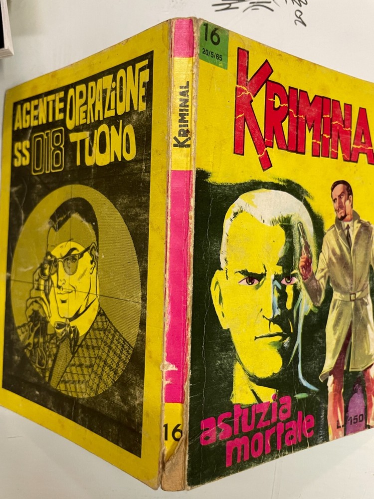 KRIMINAL #16 First Edition, Editoriale Corno - NO RETURN*