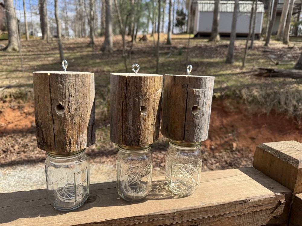 Handmade Carpenter Bee Trap | Outdoor Bee Control | Veteran Owned