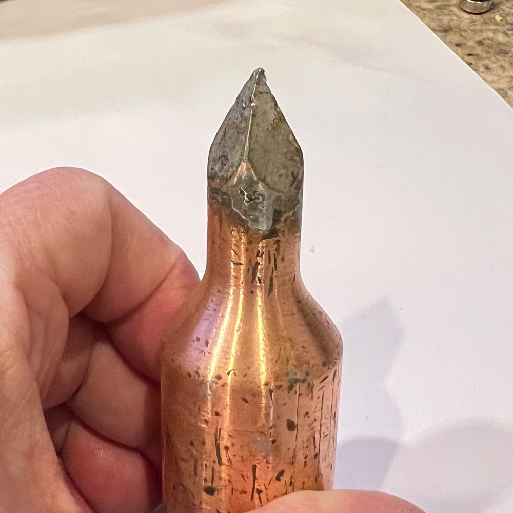 Copper Soldering Iron Tip Threaded 1 1/8" #5