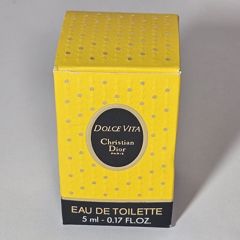 Christian Dior Dolce Vita 5 ml Perfume BOX Only EMPTY BOX With Insert Excellent
