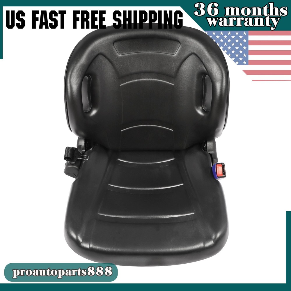 Universal Tractor Seat Wrap-around Forklift Seat Adjustable Back