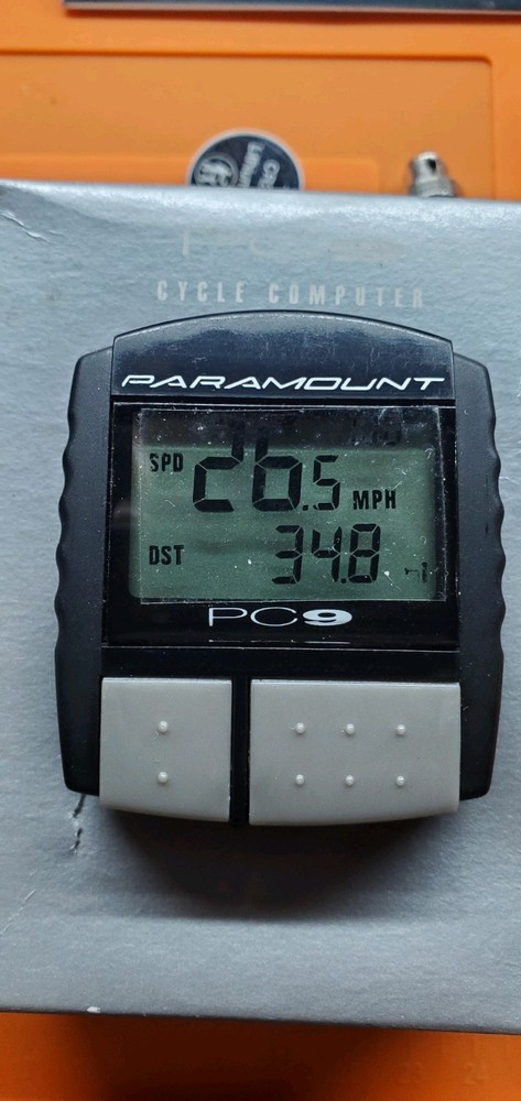 VINTAGE PARAMOUNT CYCLING COMPUTER PC9 Brand New (TESTED)