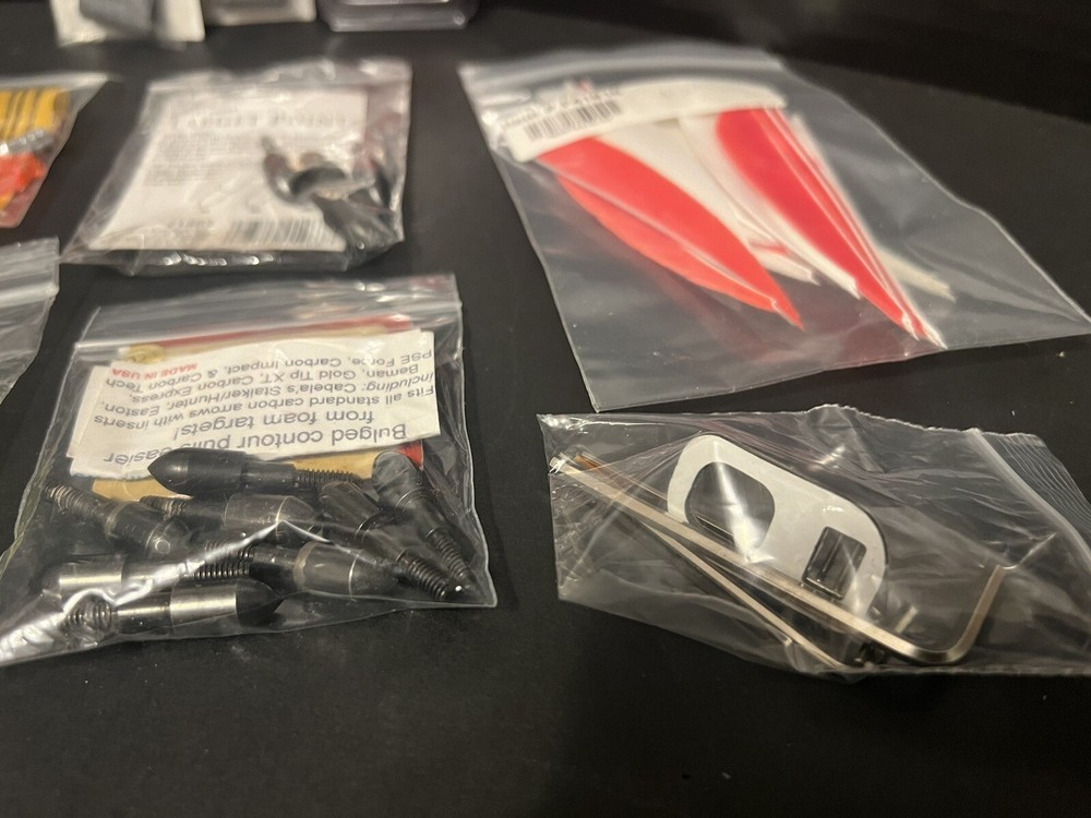 Lot Arrow Making Nocks Silencer Target Points Allen Carbon Express