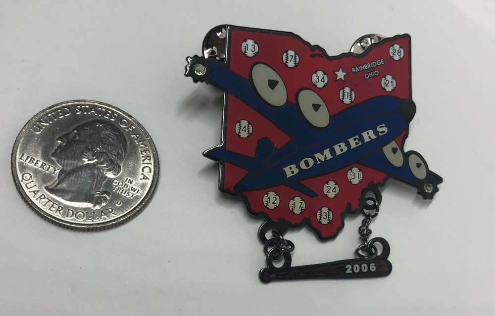 2006 Bainbridge Ohio Bombers Baseball Pin