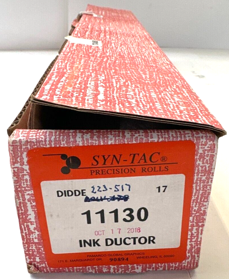 SYNTAC PRECISION ROLLS INK DUCTOR ROLLER 11130