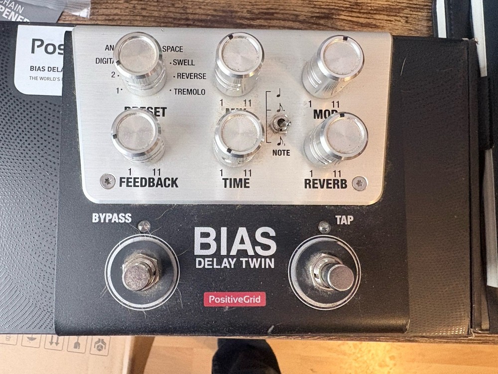 Positive Grid BIAS Delay Twin 2 Button Customizable Pedal
