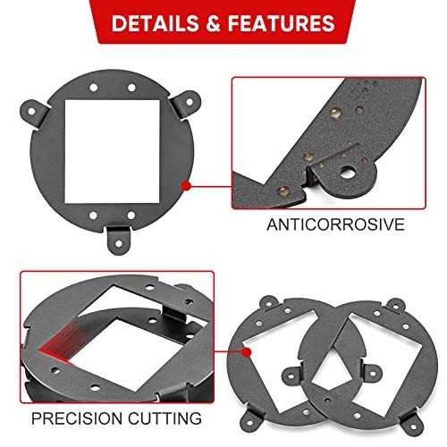 Headlight Upgrade Coversion Bezel Mount Bracket Compatible with Can-Am