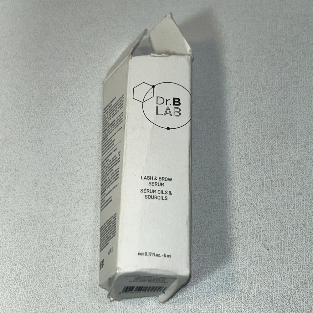 New DR. B Lab Lash+Brow Serum Open/Damaged Box