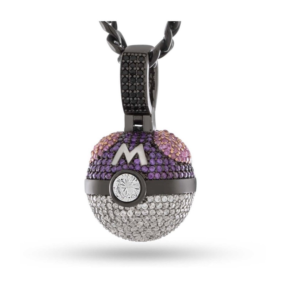 Pokemon Master Ball Necklace By King Ice New In Box