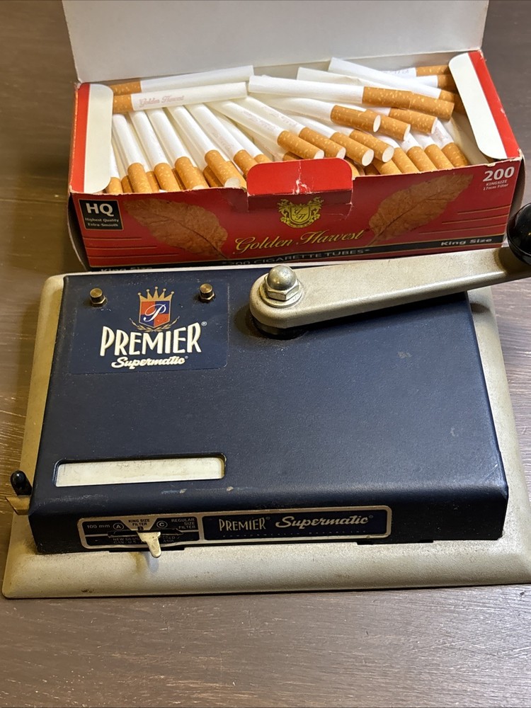 PREMIER Supermatic Cigarette Injector Machine Regular & King with Tubes