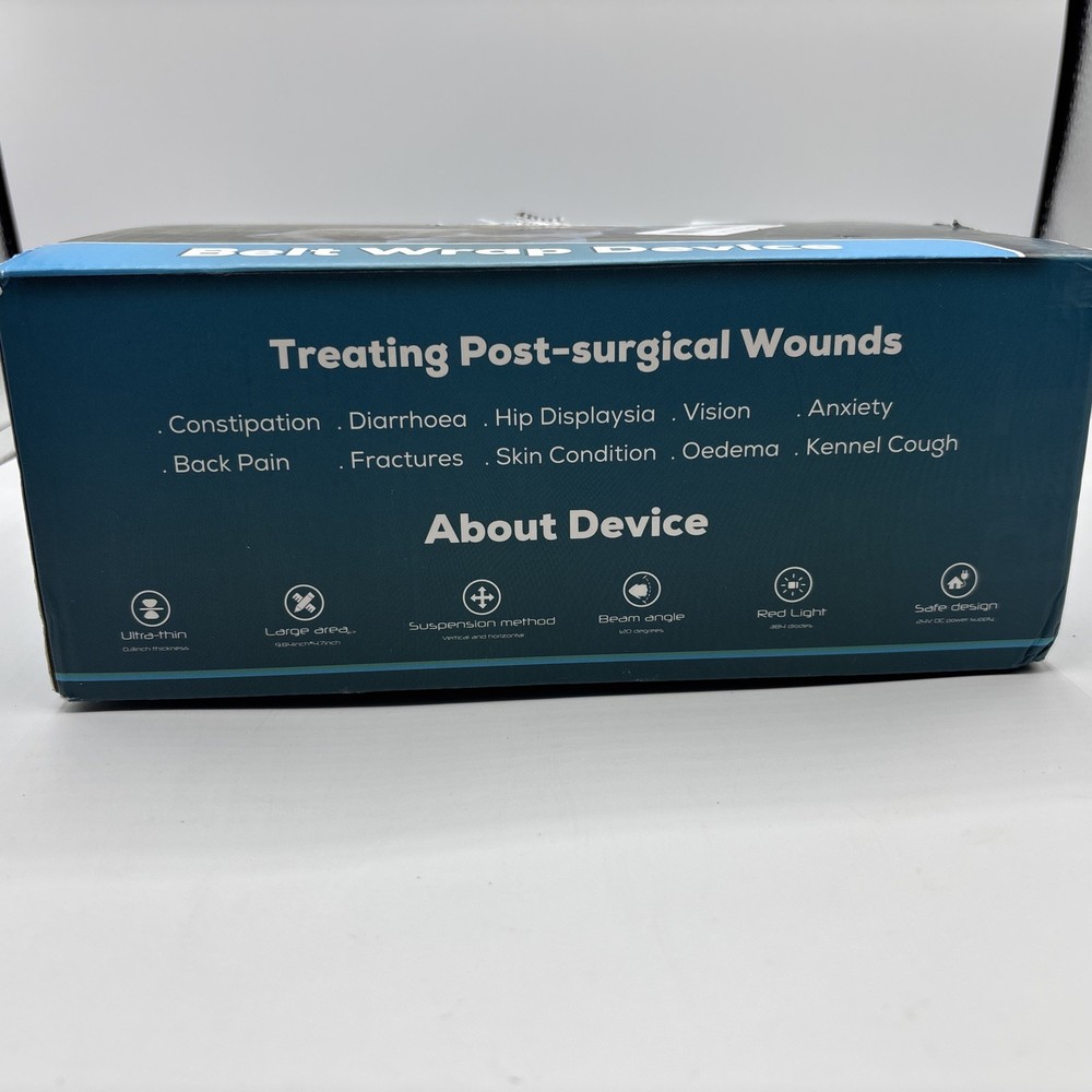 Belt Wrap Device Treating Post Surgical Wounds for Dogs