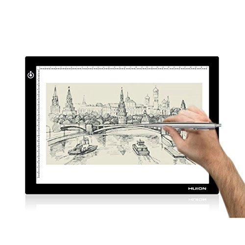 L4S LED Light Box A4 Ultra-Thin USB Powered Adjustable Light Pad for Tracing