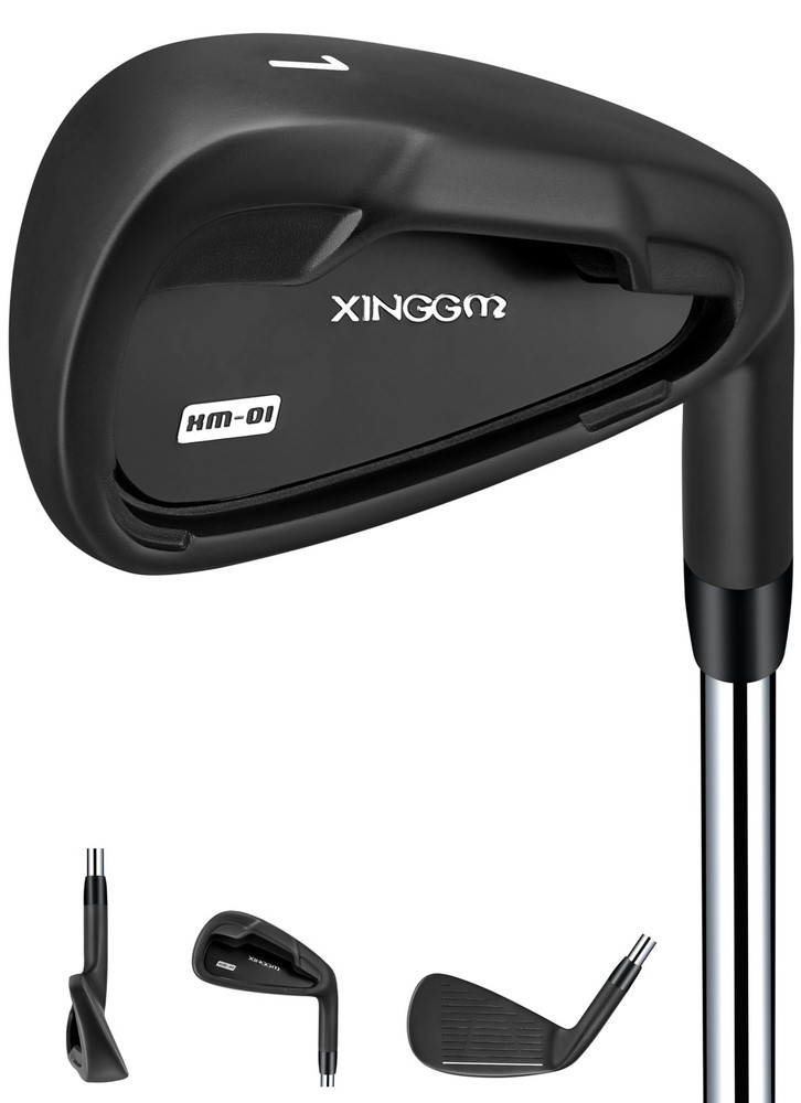 XM-01 Individual Golf Irons or Set - Premium Men Right, Black