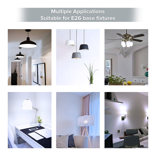 2 Pack 22W=200W LED Light Bulb 4000lm 5000K Clear White For Home Lighting SANSI