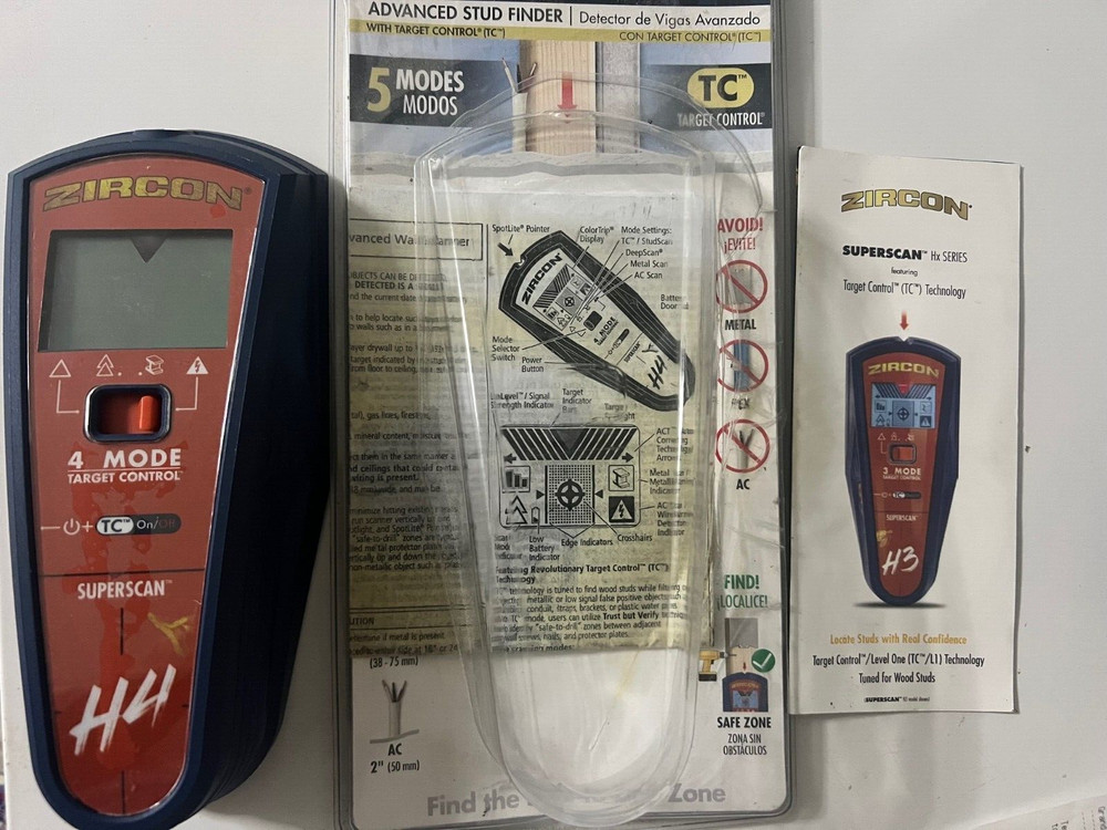Zircon H4 SuperScan 4-Mode Target Control Advanced Wall Scanner/Finder