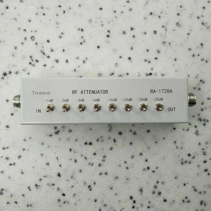 NEW 0- 82DB VARIABLE/ STEP ATTENUATOR 50 OHM for Ham Radio Transmitter