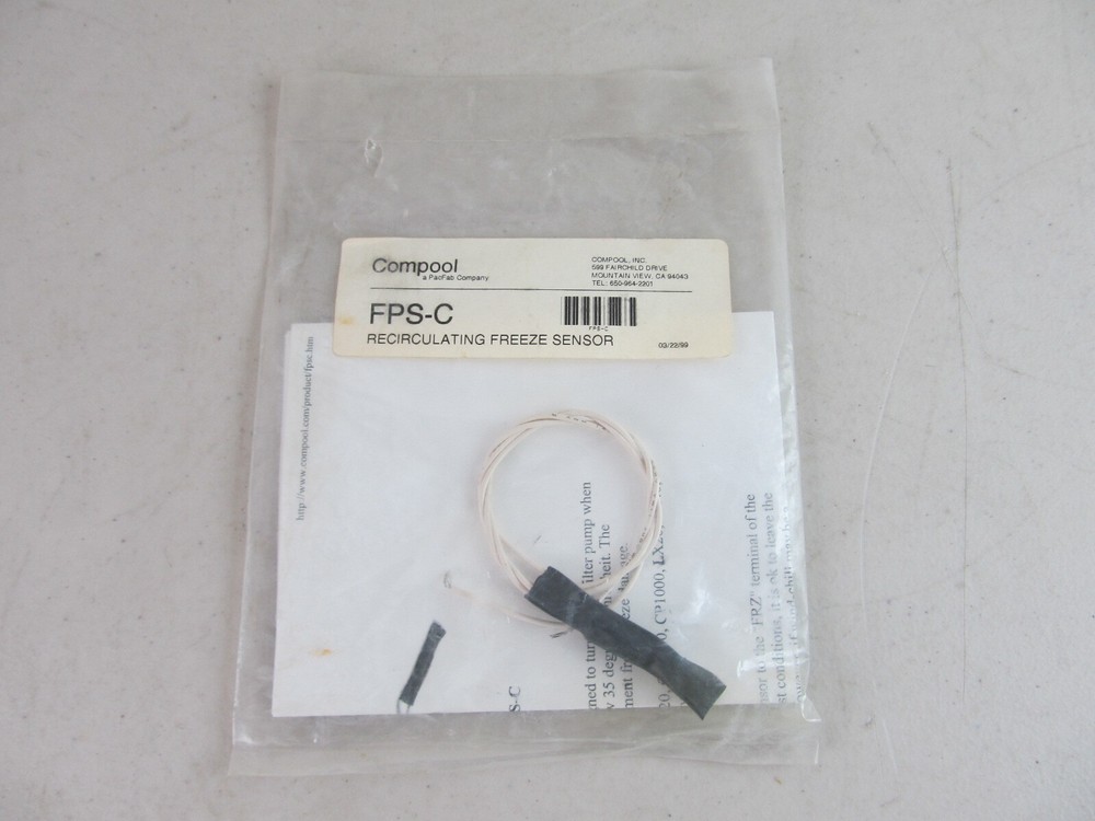 New Compool FPS-C Recirculating Freeze Sensor