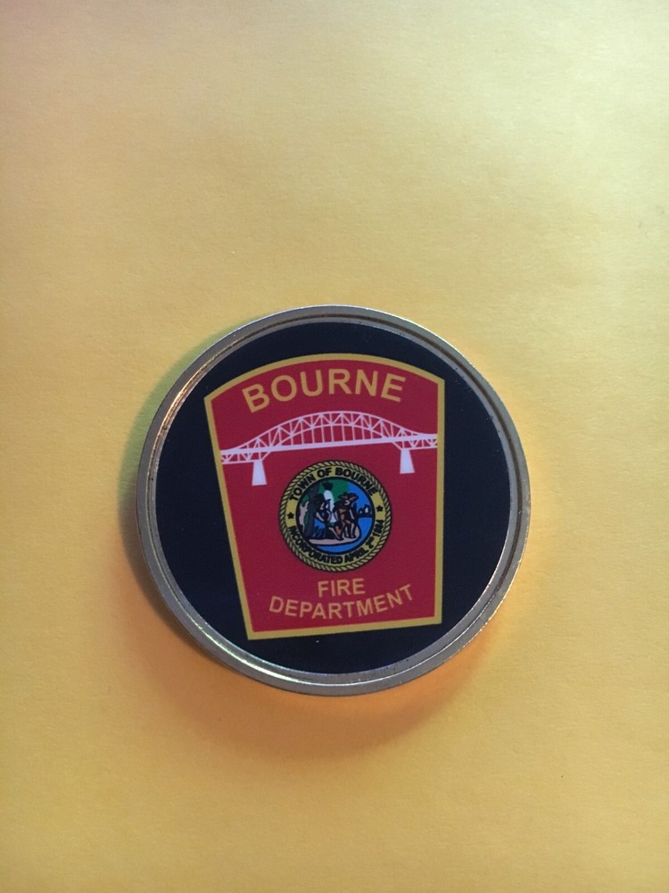 Bourne Massachusetts Fire Dept. Challenge Coin