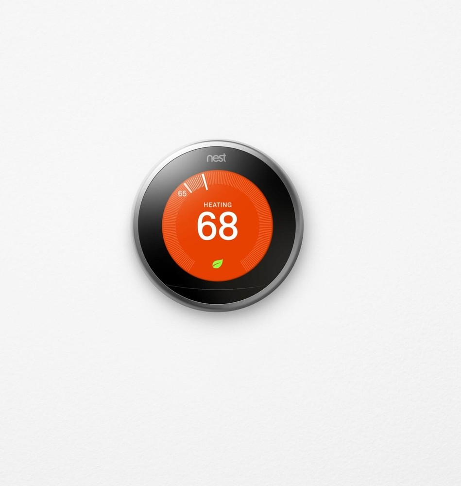 Google Nest T30 Nest Learning Thermostat - 3rd Generation - Silver