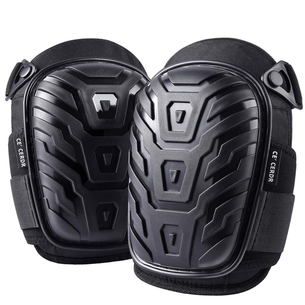 Adjustable Ergonomic Knee Pads for Construction & Gardening - Safe & Comfortable