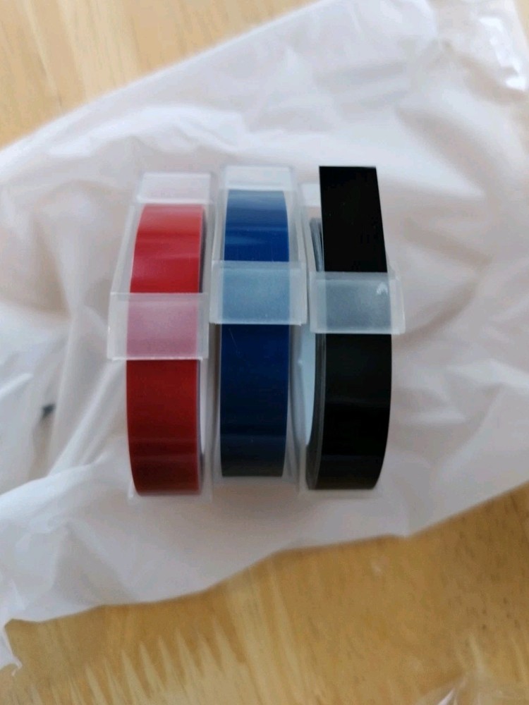 Phomemo E975 Embossing Label Maker Machine with 3 Tapes